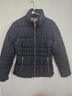 Calvin Klein Black Shell Water-Resistant Jacket